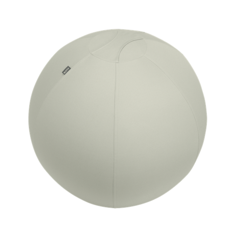 Minge ergonomica LEITZ Ergo, pentru sezut sau fitness, cu functie de oprire, 75 cm, gri-pastel