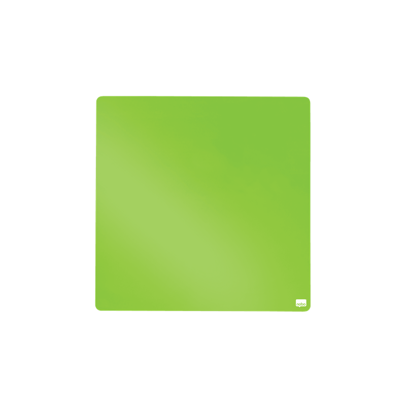 Tabla NOBO patrata, plastic, 36x36 cm, magnetica, include marker si magneti, verde