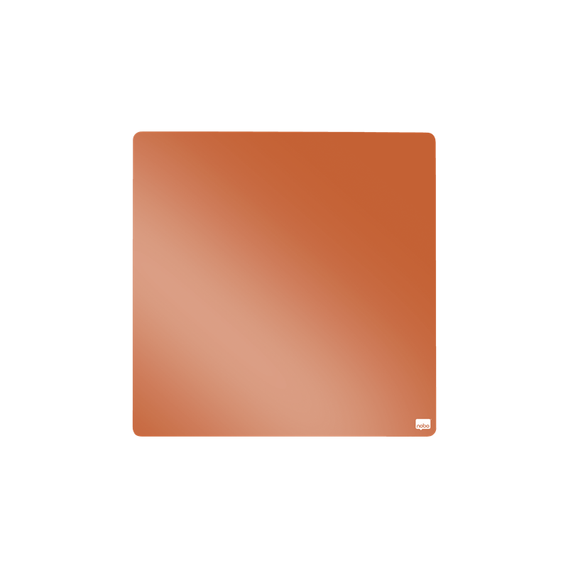 Tabla NOBO patrata, plastic, 36x36 cm, magnetica, include marker si magneti, aramiu