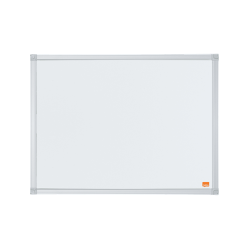 Tabla NOBO Essentials, otel lacuit, 60x45 cm, magnetica, include tavita, alb