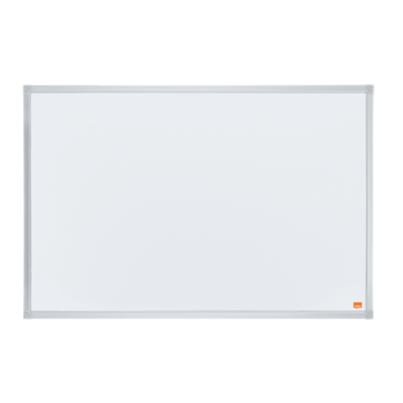 Tabla NOBO Essentials, otel lacuit, 90x60 cm, magnetica, include tavita, alb