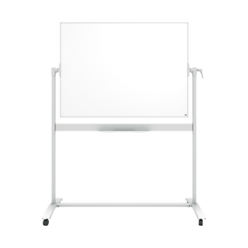 Tabla mobila NOBO Classic, otel lacuit, 120x90 cm, magnetica, include marker si tavita, alb