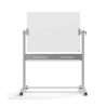 Tabla mobila NOBO Brilliant, sticla, 120x90 cm, magnetica, include marker, tavita si magneti, alb