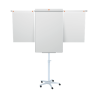 Flipchart mobil NOBO Impression Pro, otel lacuit, brate extensibile, magnetic+marker si tavita, alb