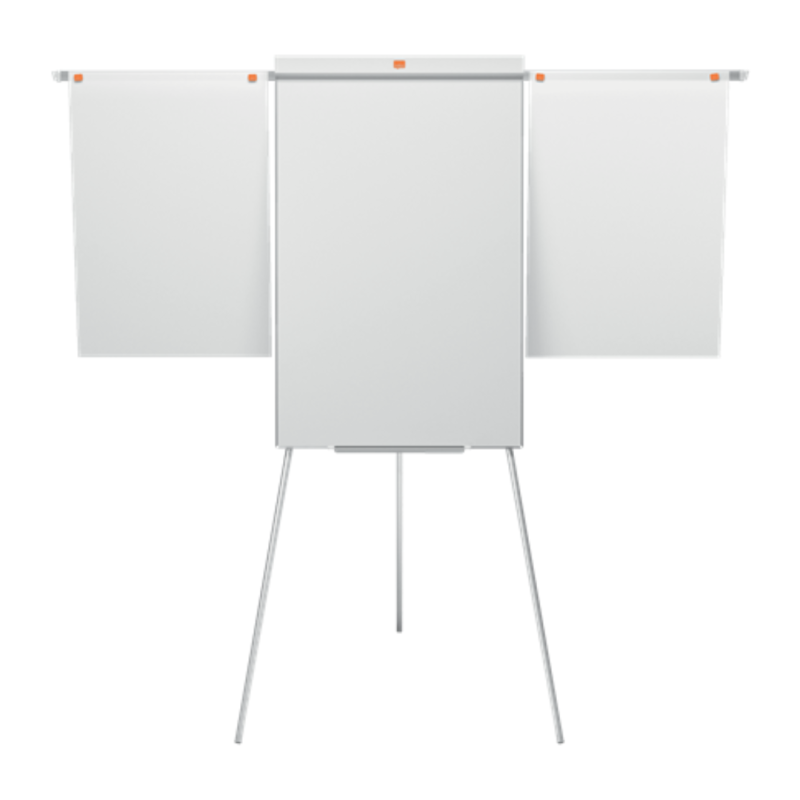 Flipchart NOBO Impression Pro, otel lacuit, brate extensibile si trepied, magnetic+marker,tavita alb