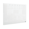 Organizator NOBO, saptamanal, acrylic, pentru birou sau perete, A3, marker inclus, transparent