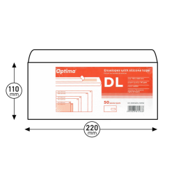 Plic DL (110x220mm), lipire...