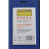 Suport PP water proof snap type, pentru carduri, 55 x 85mm, vertical, 5 buc/set, KEJEA - bleumarin