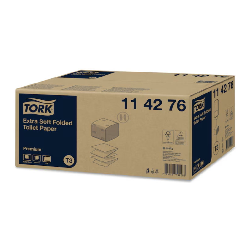 Hartie igienica TORK Premium Extra Soft, 2 straturi, 30 pachete/bax - alba