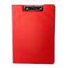 Clipboard dublu A4, plastifiat PP, Optima - rosu