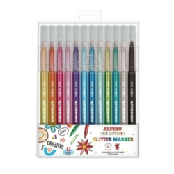Marker cu sclipici, varf...