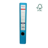 Biblioraft A4, plastifiat PP/paper, margine metalica, 50 mm, Optima Classic - sky blue