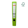 Biblioraft A4, plastifiat PP/paper, margine metalica, 50 mm, Optima Classic - verde deschis