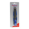 Cutter Optima Premium, lama 18mm otel carbon, sina metalica, zinc cu rubber grip