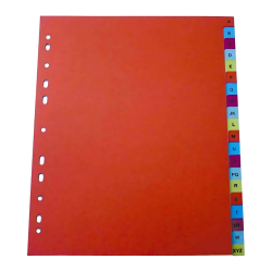 Index plastic color, A4+,...