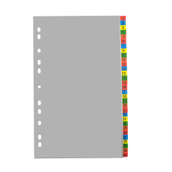 Index plastic color, A4+,...