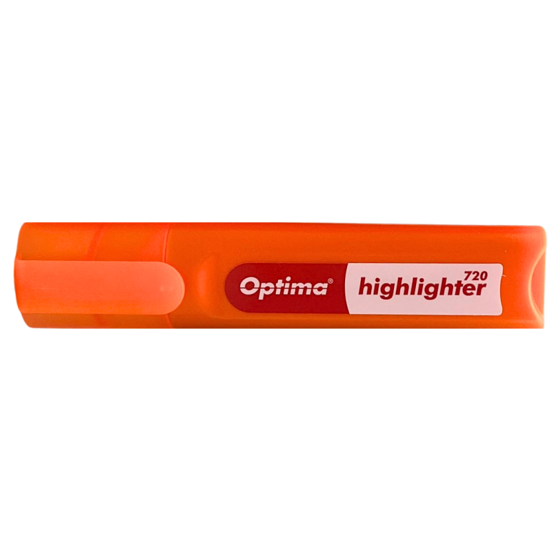 Textmarker varf lat 1-4mm, Optima 720 - portocaliu