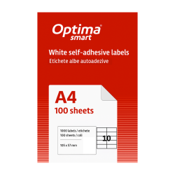 Etichete albe autoadezive...