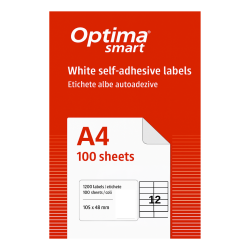 Etichete albe autoadezive...