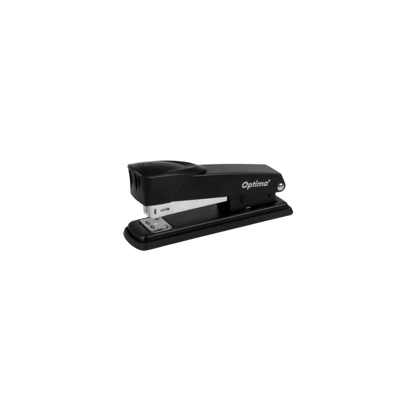 Capsator metalic, 30 coli, 136x58x40mm, capse 24/6, 26/6, 24/8, Optima MS30 - negru