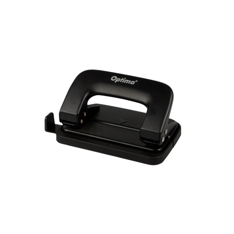 Perforator metalic, 12 coli, Optima Classic MP12 - negru