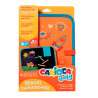 Tabla de colorat cu creta, format A4, pliabila, contine 4 bucati de creta, CARIOCA Baby