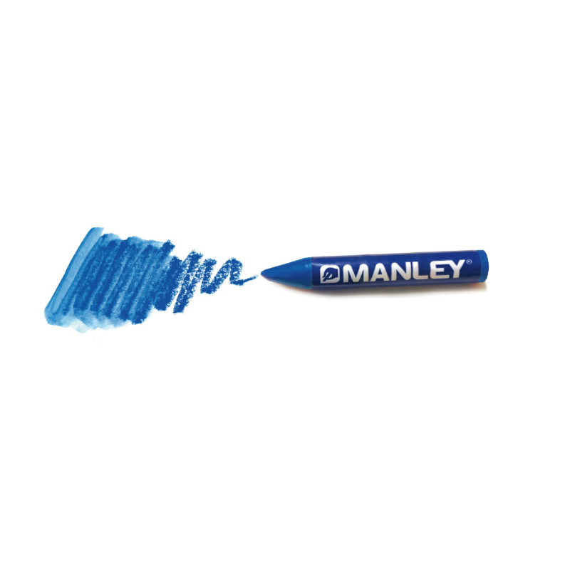 Creioane cerate pe baza de apa, cutie carton, metalice, 24 culori/set, Manley