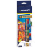Set acuarele pe baza de ulei, 12 culori asortate, 12 ml/tub, Manley