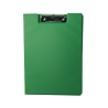 Clipboard dublu A4, plastifiat PP, Optima - verde