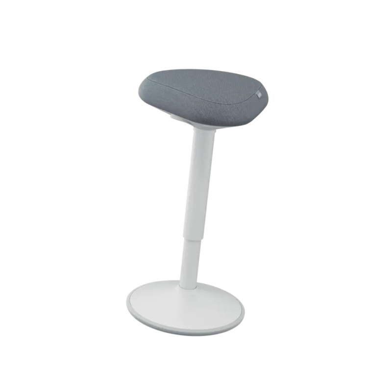 Scaun ergonomic LEITZ Ergo, pozitie sezut/ in picioare, inaltime reglabila (57-82 cm), gri-pastel