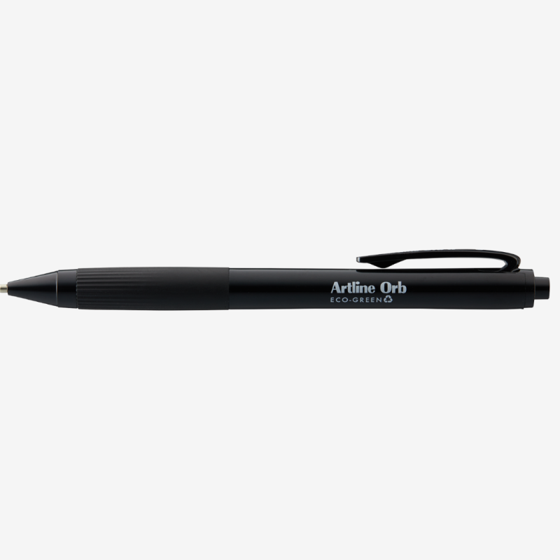 Pix ARTLINE Orb Eco Green, rubber grip, varf 1.0mm - negru