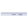 Rigla din plastic transparent, 16cm, DONAU