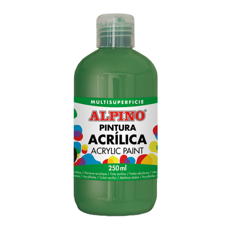 Vopsea acrilica, 250ml, Alpino - verde deschis