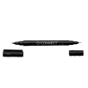 Marker CD/DVD cu 2 capete, varfuri - 0.4/1mm, Q-Connect - negru