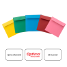 Plic C6 (114x162mm), lipire siliconica, 25 buc/set, Optima - color mix(5 culori x 5 buc.)