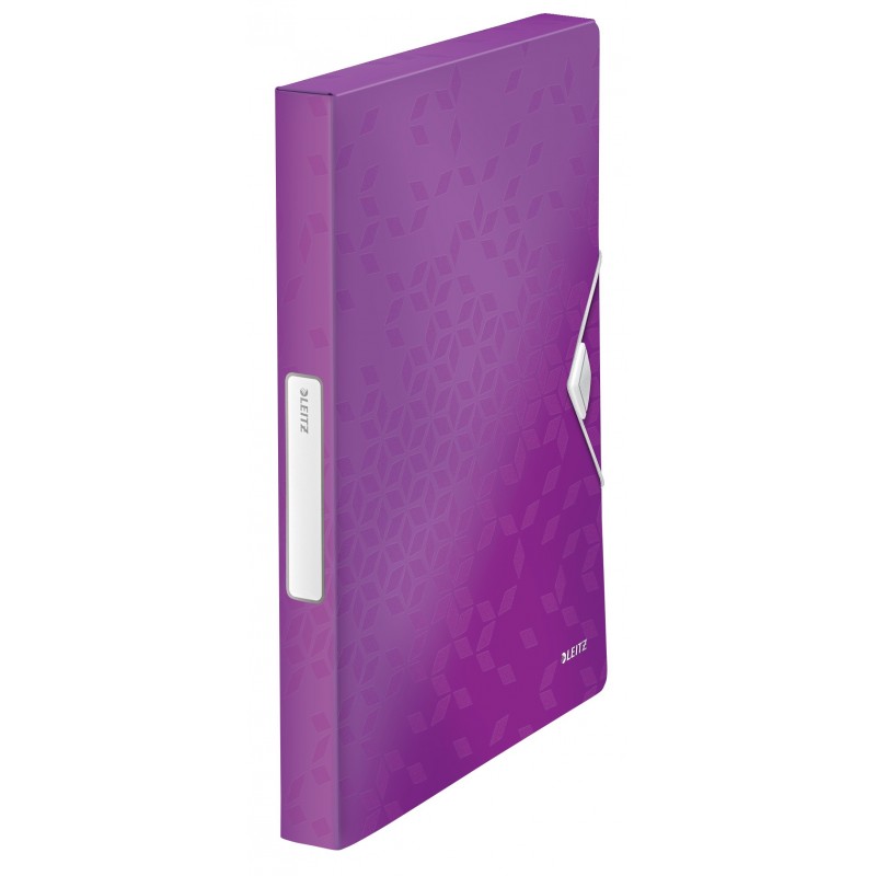 Mapa LEITZ Wow Jumbo, PP, 30mm - mov metalizat
