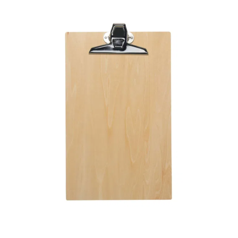 Clipboard simplu A4, din fibra lemnoasa, MAUL Tilia - wood