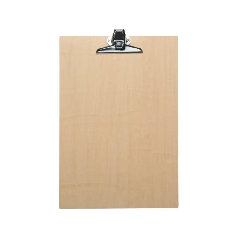 Clipboard simplu A3 - portret, din fibra lemnoasa, MAUL Tilia - wood