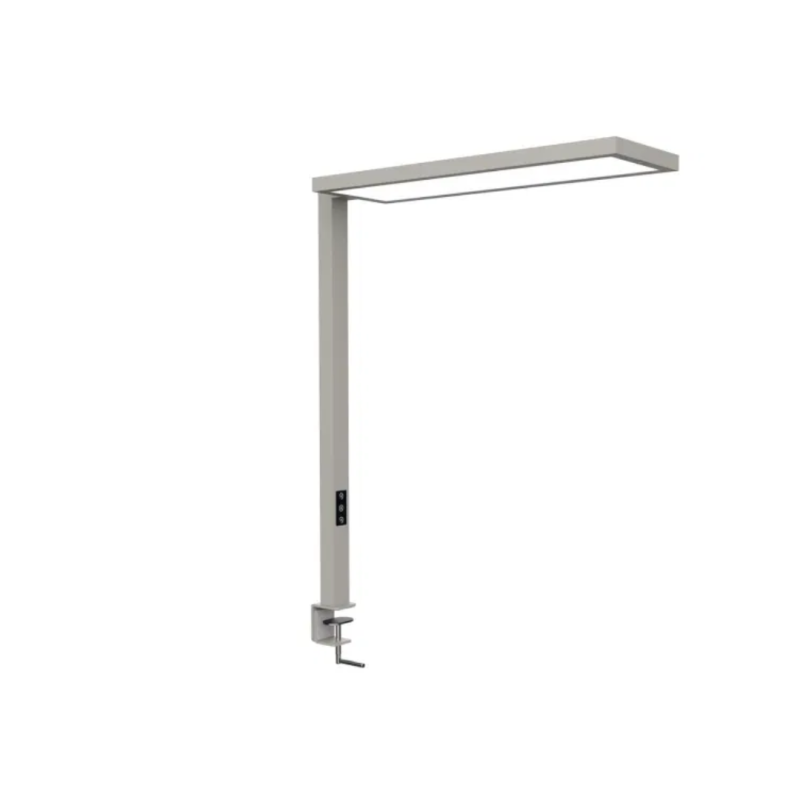 Lampa LED de birou, MAUL Senja, intensitate reglabila, cu senzor - argintiu