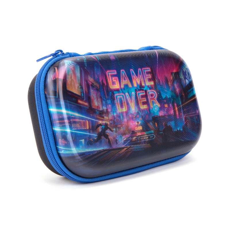 Penar cu fermoar ZIPIT Lenticular Top Storage Box - Futuristic Navy