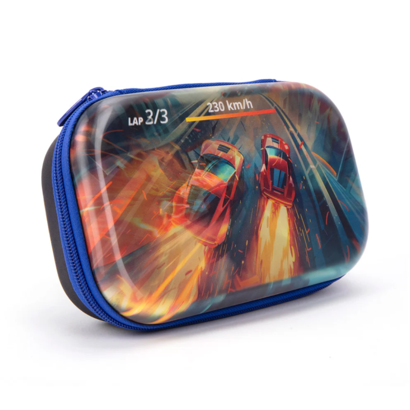 Penar cu fermoar ZIPIT Lenticular Gaming Box - Car Race