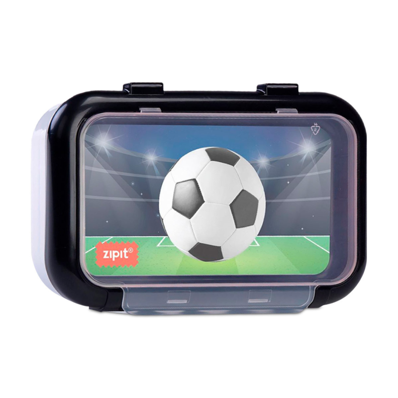 Penar cu fermoar ZIPIT 2 compartimente, Recycled - Soccer Field