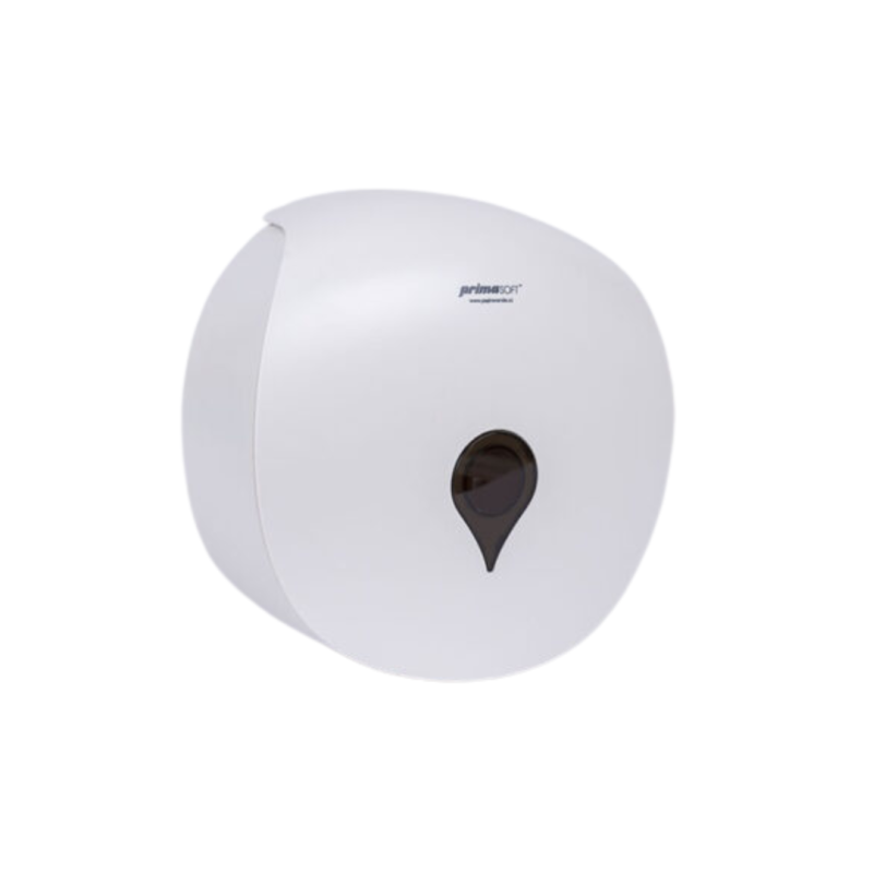 Dispenser pentru hartie igienica Jumbo, 180-260x95 mm, alb