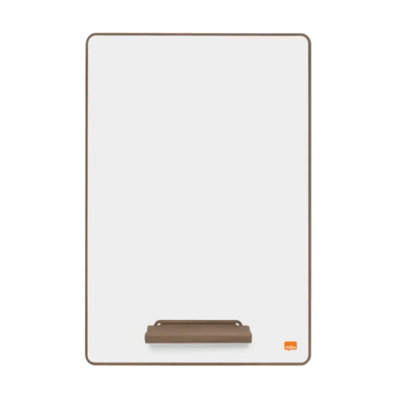 Tabla NOBO, pentru birou, A4, cu doua fete, magnetica si melanina, 4 buc/set, alb