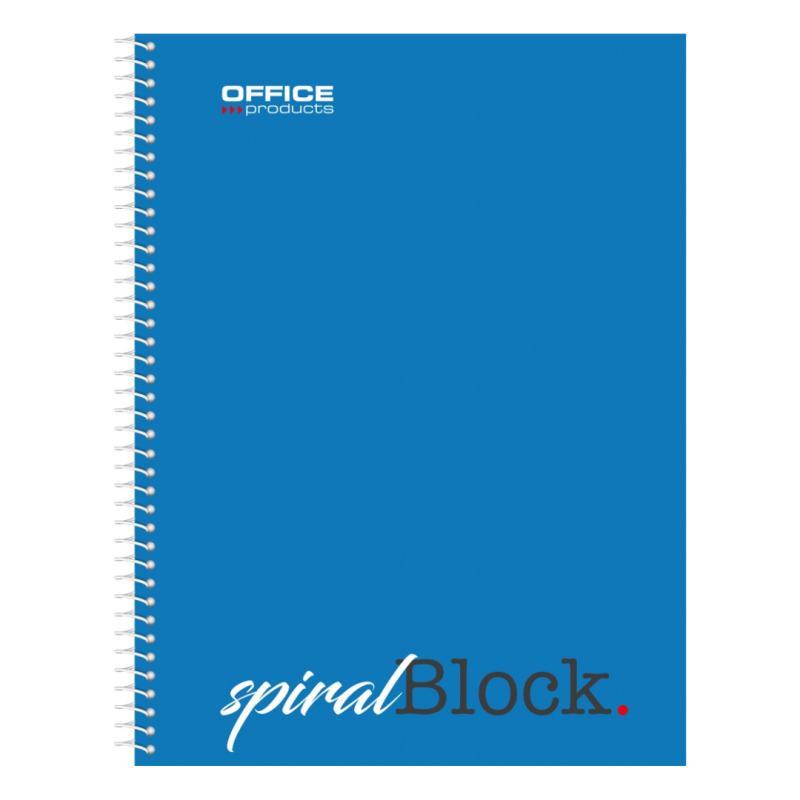 Caiet cu spirala, A5, 80 file - 70g/mp, coperti carton, Office Products - matematica