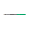 Pix transparent cu mina interschimbabila , varf 0.7mm, Q-Connect - verde
