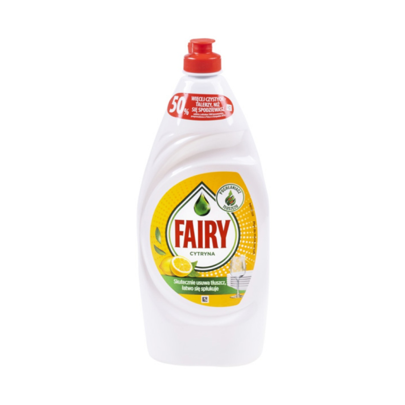 FAIRY Lemon, detergent lichid pentru spalat vase, manual, 900ml