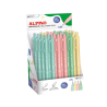 Pixuri asortate pastel 24 buc/set, Alpino Soft Touch
