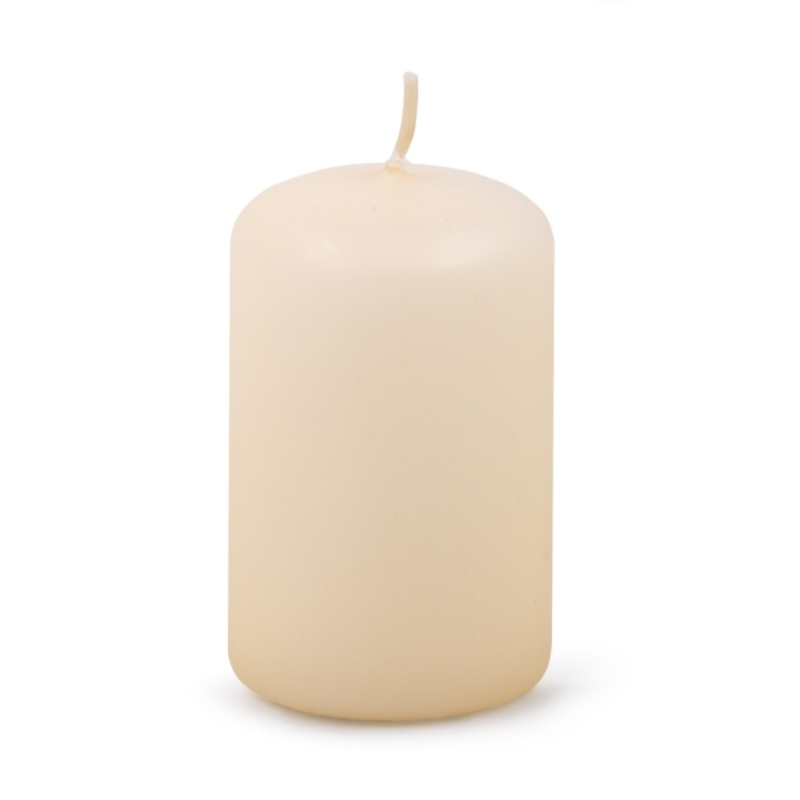 Lumanare pilon, 50 x 80mm, DONAU Home - crem