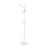 Cuier metalic 14 agatatori, baza din marmura, suport umbrele, Office Products Gotteborg - argintiu